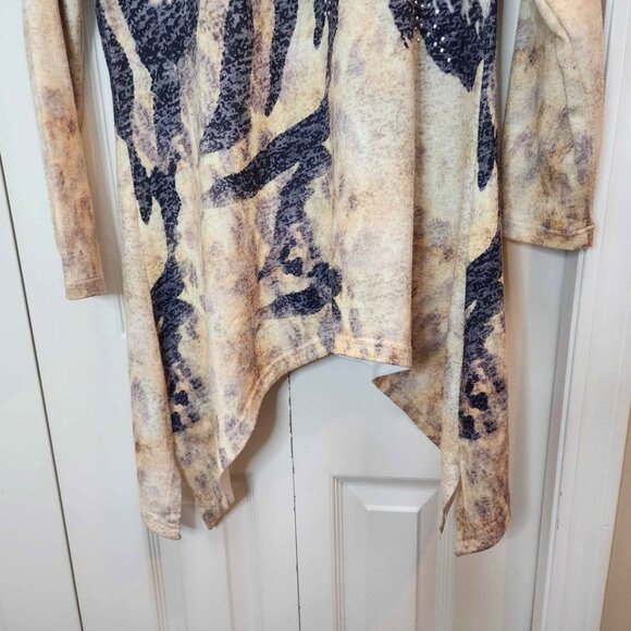 [L]‎ Temptation Italy Long-sleeve Long Top Large Avant Garde - Picture 3 of 6